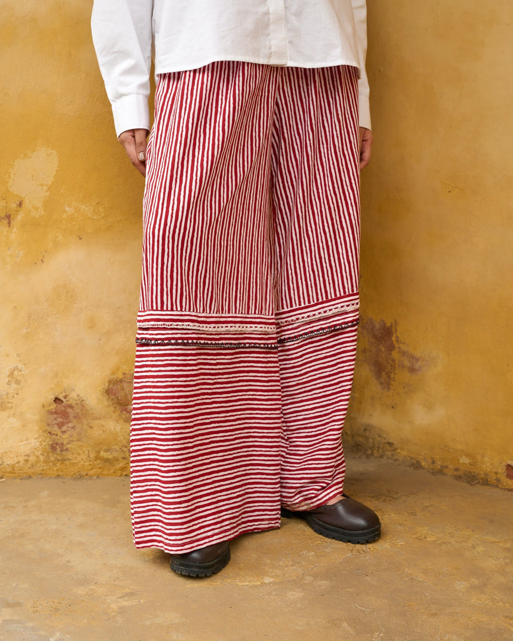 Leheriya Hand Embroidered Pant