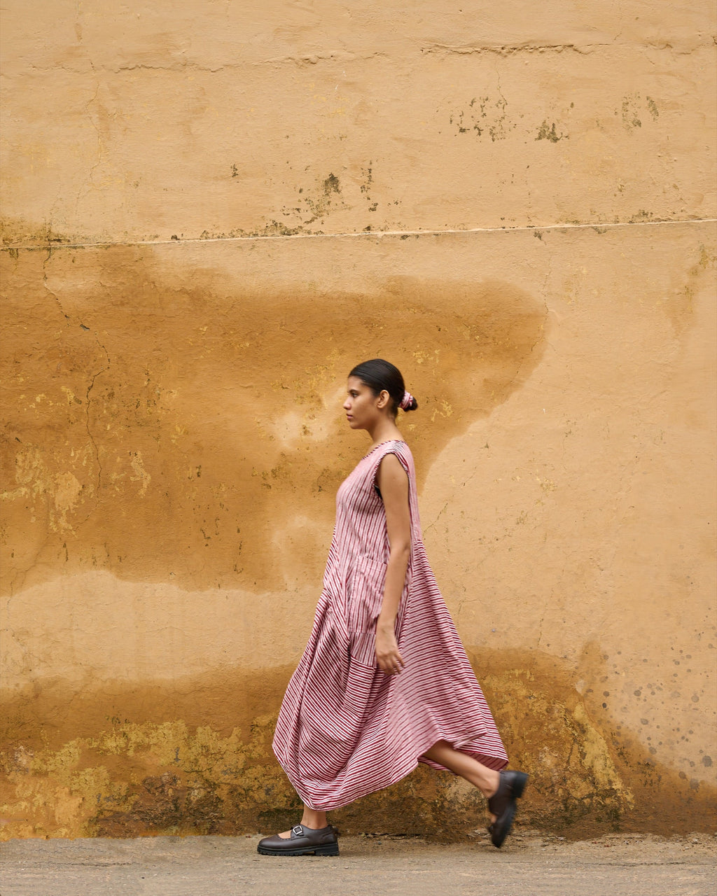 Leheriya Asymmetrical Hand Embroidered Dress